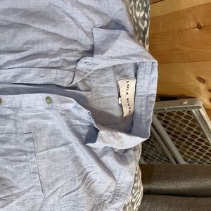 Long sleeve button up shirt Lola River large women